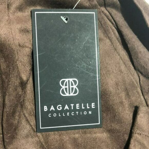 Bagatelle Brown Stretch Pants M Elastic Waist Tie - Picture 5 of 8